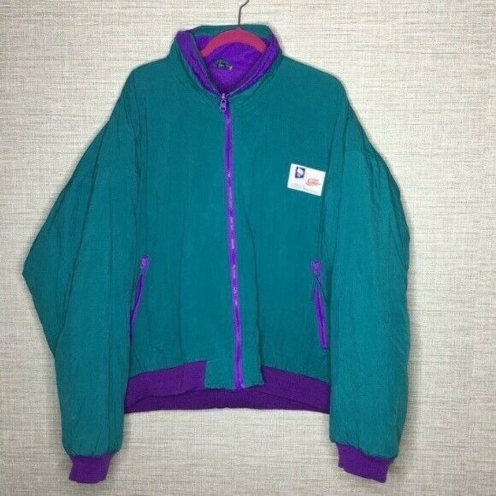 Teal and Purple Performance Jacket